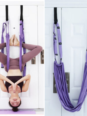 Fitness Hip Stretch Yoga Belt Inverted Rope Pull Stretch Belt Split Lower Waist Trainer