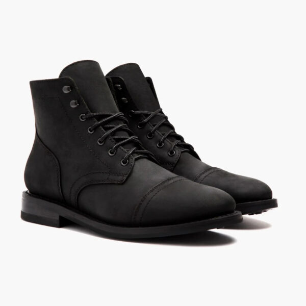 Mens Retro Round-toe Work Boots