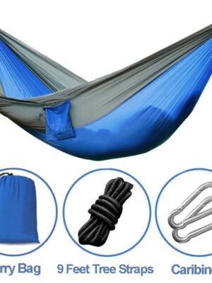 Backpacking Hammock - Portable Nylon Parachute Outdoor Double Hammock