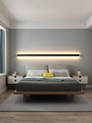 Minimalist long led wall lamp