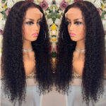 Brazilian Kinky Curly Lace Front Human Hair Wigs