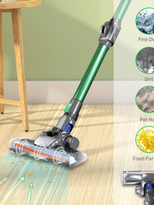 Handheld Wireless Vaccum Cleaner With Foldable Tube