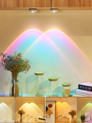 Led Lights Wireless Closet Kitchen Lights Under Furniture Battery Powered Sunset Nightlight Wall Lamp Bedroom Decoration Cabinet