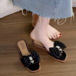 Butterfly Knot Beach Slippers, Women's Beach Slippers