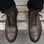 Mens Retro Round-toe Work Boots