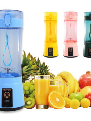 Portable Electric Fruit Juicer Wireless USB Rechargeable Mini Mixer Multifunction Summer Smoothie Blender Machine Kitchen Supplies