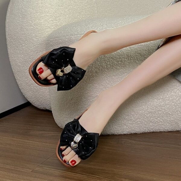Butterfly Knot Beach Slippers, Women's Beach Slippers
