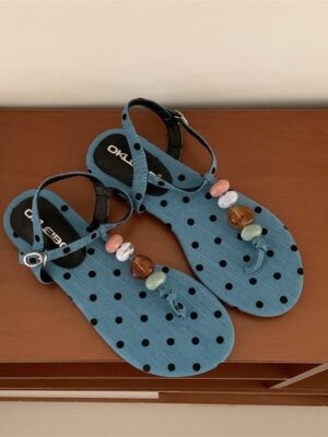 New Summer Lucky Stone Toe-post Flip Flops, Women's Flat Roman Sandals, Versatile Open-toe Beach Shoes 2026
