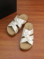 Thick Soled Sandals For Women With A Sense Of Luxury, Minimalist Style, And A Fashionable And Comfortable Cross Strap Design. Women's Slippers For Wearing Outside