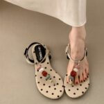 New Summer Lucky Stone Toe-post Flip Flops, Women's Flat Roman Sandals, Versatile Open-toe Beach Shoes 2026