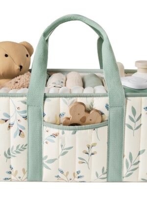 Handheld And Portable Mommy Bag, Large Capacity Professional Customized Mother And Baby Storage Bag, Storage Bag - Mouse Tail Grass Leaf