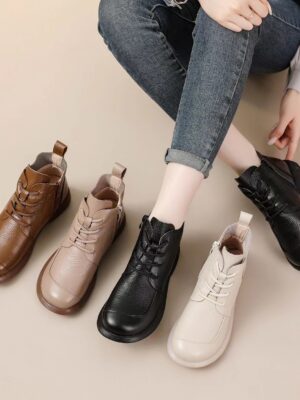 Women's Vintage Leather Dr Martens Boots