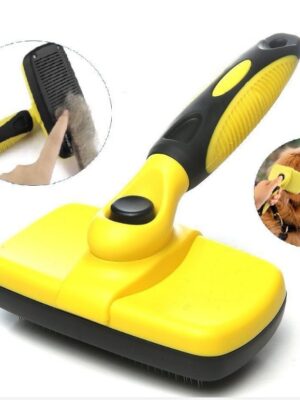 Pet Self Cleaning Slicker Brush
