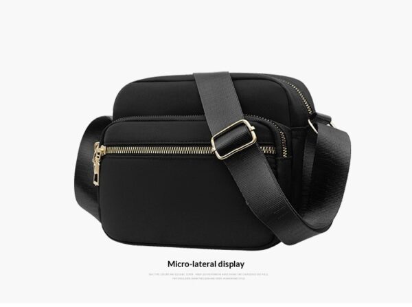 Casual Nylon Crossbody Shoulder Bag, Versatile Small Square Bag For Women