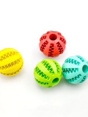 Rubber Mint Feeding Ball Built-in Food Storage Bin