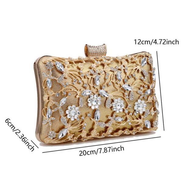 Diamond-encrusted Evening Fashion All-purpose Light-luxury Evening Gown Handbag