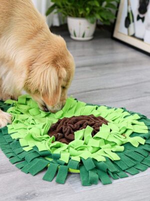 Dog Sniffing Mat Dog Puzzle Toy Pet Snack Feeding Mat Boring Interactive Game Training Blanket Snuffle Feeding Training Mat