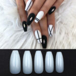 500 transparent natural fake nails