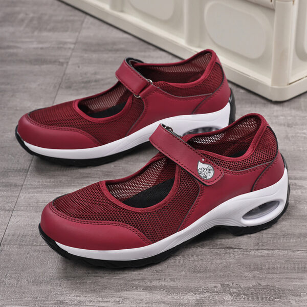 Women's Air-cushioned Mesh Sneakers, Slip-on Style