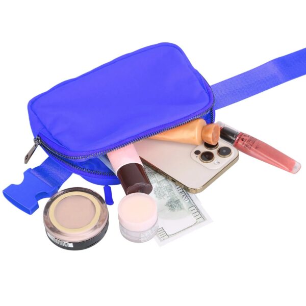 Sport Fanny Pack Unisex Waist Pouch Belt Bag Purse Chest Bag for Outdoor Sport Travel Beach Concerts Travel 20.86in-35.03in Waist Circumference