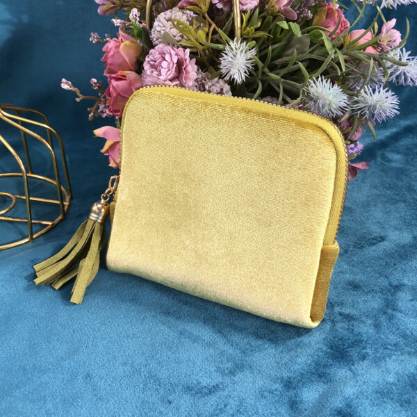 Factory-direct Portable Six-layer Tassel Jewelry Organizer Bag For Crystals Pearls And Bracelets Travel Jewelry Pouchavailable For Wholesale