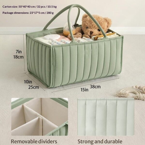 Handheld And Portable Mommy Bag, Large Capacity Professional Customized Mother And Baby Storage Bag, Storage Bag - Mouse Tail Grass Leaf