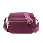 Casual Nylon Crossbody Shoulder Bag, Versatile Small Square Bag For Women
