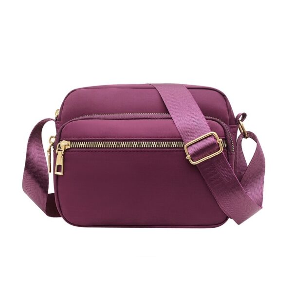 Casual Nylon Crossbody Shoulder Bag, Versatile Small Square Bag For Women
