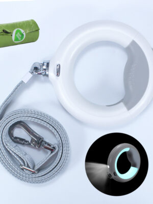 Luminous Automatic Telescopic Dog Rope Lamp Pets Products