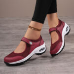 Women's Air-cushioned Mesh Sneakers, Slip-on Style
