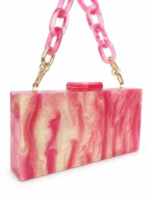 Starry Sky Acrylic Evening Shoulder Bag