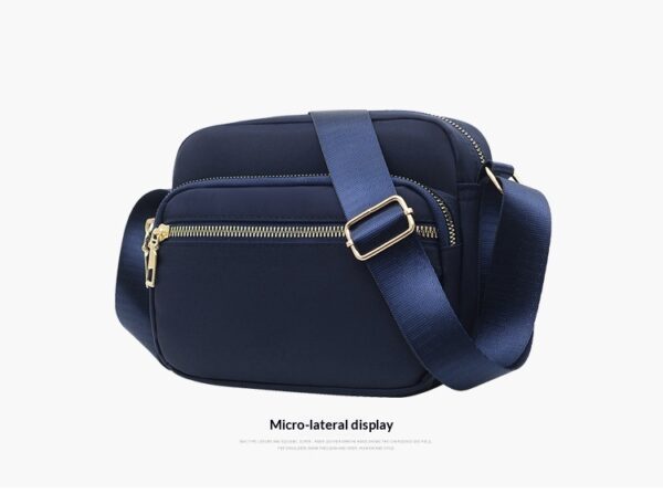 Casual Nylon Crossbody Shoulder Bag, Versatile Small Square Bag For Women