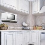 Multi-Functional L-Shape Wall Mount Bracket, Adjustable Retractable Microwave Shelf, Heavy-Duty Anti-Rust Steel Storage Rack for Indoor & Outdoor Use