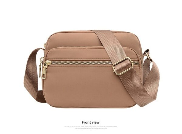Casual Nylon Crossbody Shoulder Bag, Versatile Small Square Bag For Women