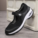Women's Air-cushioned Mesh Sneakers, Slip-on Style