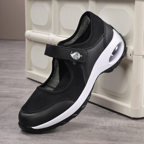 Women's Air-cushioned Mesh Sneakers, Slip-on Style