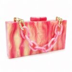 Starry Sky Acrylic Evening Shoulder Bag